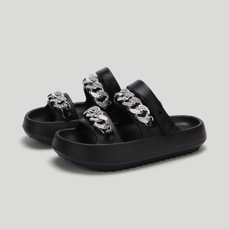 Women’s Thick Sole Slide Sandals – Comfortable EVA Summer Slippers
