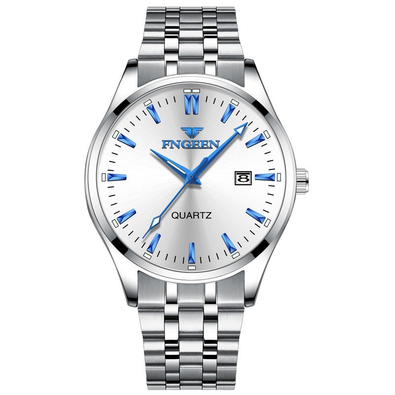 Minimalist Men’s Watch – Elegant Stainless Steel Quartz Watch