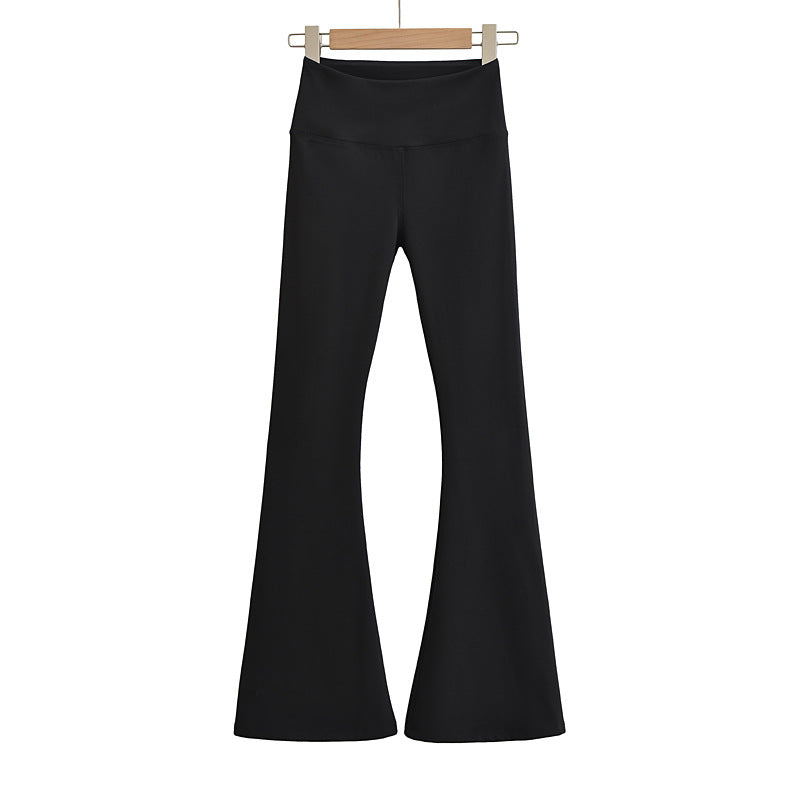 High Waist Flared Yoga Pants – Slim Fit Bell Bottom Leggings