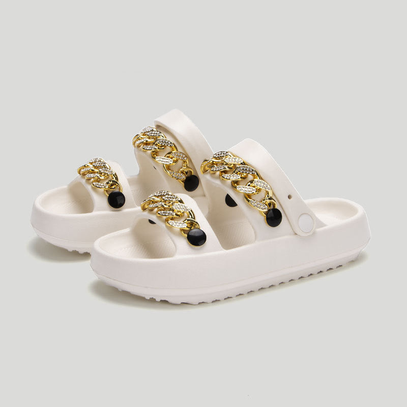 Women’s Thick Sole Slide Sandals – Comfortable EVA Summer Slippers
