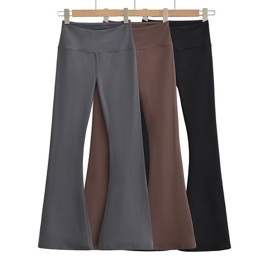 High Waist Flared Yoga Pants – Slim Fit Bell Bottom Leggings