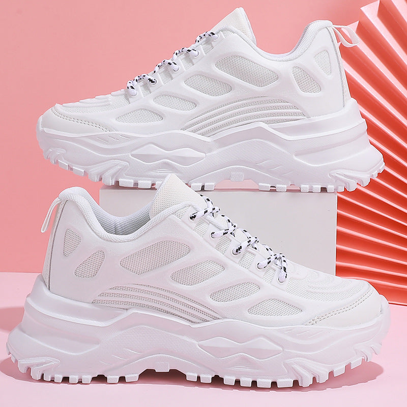 Women’s Chunky Sneakers – Breathable Mesh Casual Sport Shoes