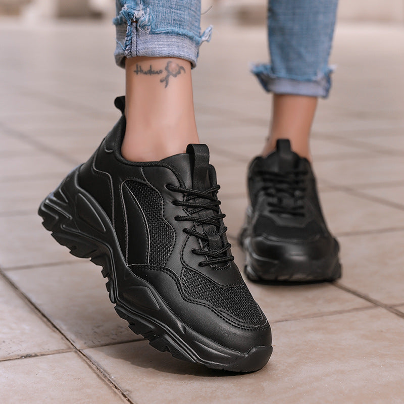 Women’s Chunky Sneakers – Breathable Mesh Casual Sport Shoes