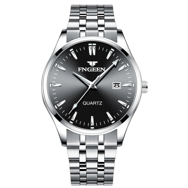 Minimalist Men’s Watch – Elegant Stainless Steel Quartz Watch