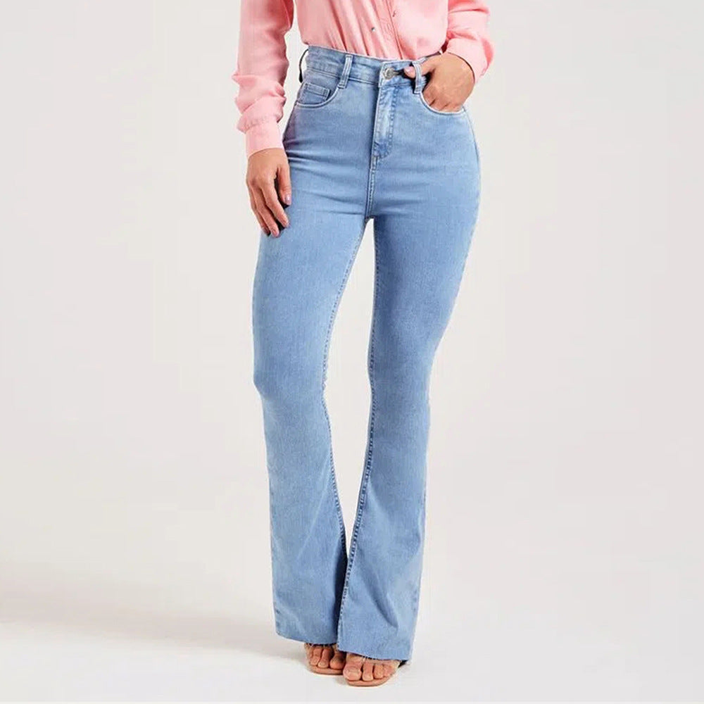 Flare Jeans Women – High Waist Slim Fit Stretch Denim