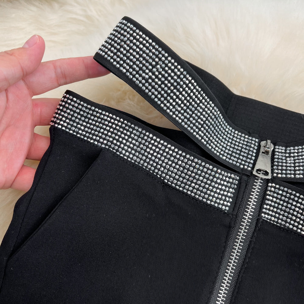 High Waist Slim Fit Black Pants – Elegant Women Trousers