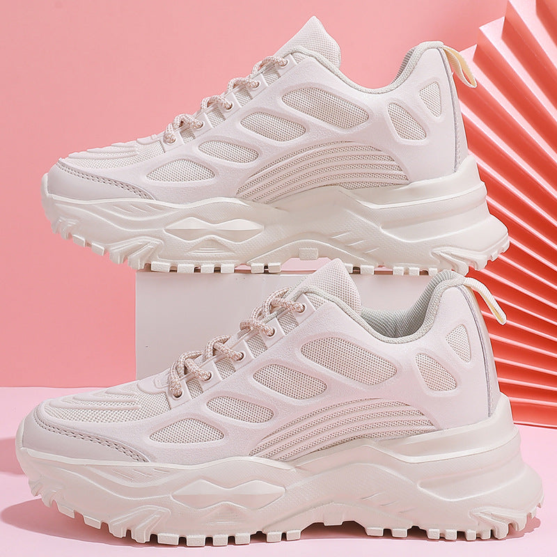 Women’s Chunky Sneakers – Breathable Mesh Casual Sport Shoes