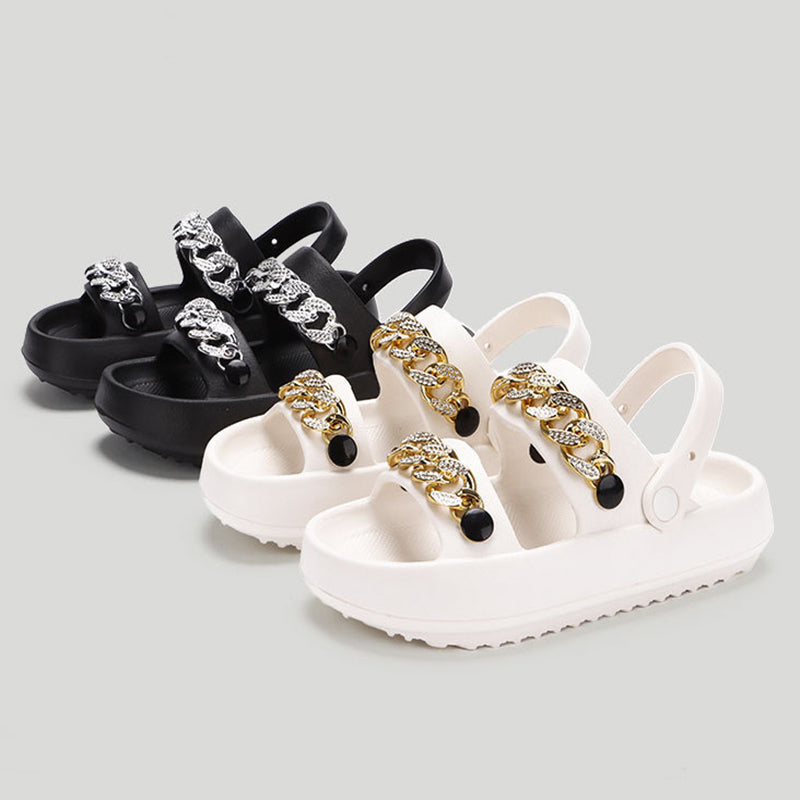 Women’s Thick Sole Slide Sandals – Comfortable EVA Summer Slippers