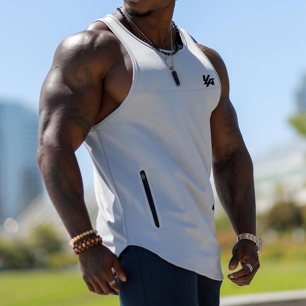 Men's Summer Tank Sleeveless Gym Shirt